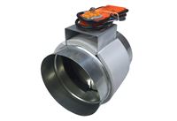 Autre photo du produit Registre motoris avec servomoteur extra-plat 24 ou 230V 