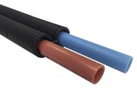 Autre photo du produit PEX-b Tubes PER Pr-gains Double Bleu-Rouge – Eau chaude / Eau froide