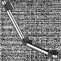 Autre photo du produit Barre d''appui coude 135 Gamme ONYX Duo Black
