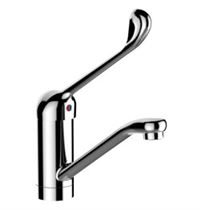 Autre photo du produit Mitigeur d''vier hospitalier  bec orientable SANIFIRST
