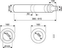 Autre photo du produit AZ422 Terminal Vertical Noir 60/100 
