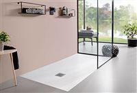 Autre photo du produit Receveur de douche PLANEO rectangulaire Blanc ultra plat et sans bord