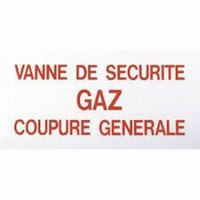 Autre photo du produit ETIQ VANNE SECURITE GAZ