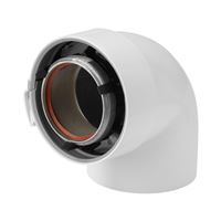 Autre photo du produit Coude Rolux Condensation 80/125 PPTL/PVC 90