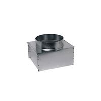 Autre photo du produit Plnum en acier pour grille avec piquage sur l''arrire MTF3