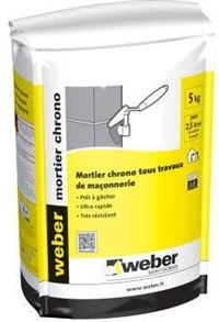 Autre photo du produit WEBER MORTIER CHRONO 5KG           
