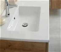 Autre photo du produit Plan-vasque cramique blanc
