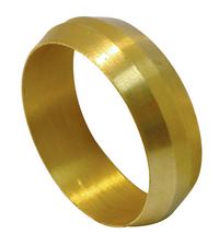 Autre photo du produit Bague bicne laiton