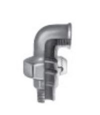 Autre photo du produit Coude union 90 fonte galva MF