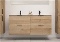 Autre photo du produit Meuble bas pour double vasque DOMAO 100 (118 cm)