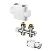 Autre photo du produit Kit robinet Oventrop Multiblock T pour radiateur sche serviettes