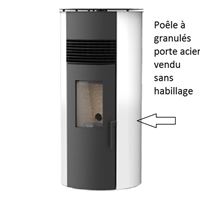 Autre photo du produit Pole  granuls tanche Everest Round - Porte acier (9 kw) - Canalisable