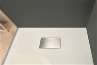 Autre photo du produit Receveur carr cramique blanc Zro Ressaut DOMAO