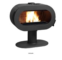 Autre photo du produit POELE A BOIS FONTE FIFTY SUR PIED 10 KW