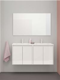 Autre photo du produit Ensemble meuble SPRING 4 portes suspendu (120cm)