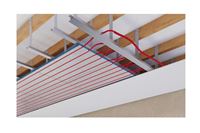 Autre photo du produit Pack plafond r�versible DECKEO : dalle XPS, tube, collecteur et accessoires