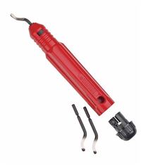 VIRAX Ebavureur crayon avec 3 lames Cu, PVC, PEHD