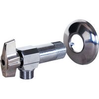 Autre photo du produit VANNE  SPHRE QUERRE POUR LAVABO AVEC ROSACE 55 MM - 1/2 MLE -3/8 MLE