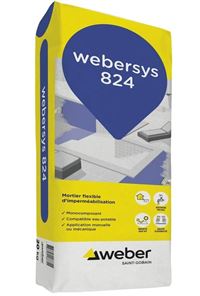WEBER Enduit d'imperm�abilisation WEBERSYS 824