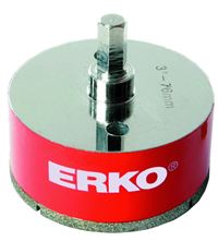 Autre photo du produit Foret diamant pour scie trpan ERKO - Rond