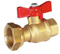 Autre photo du produit Vanne  sphre laiton 635 avant compteur  crou tournant Femelle