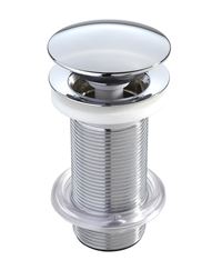 Autre photo du produit Bonde laiton clic-clac sans trop plein pour lavabo