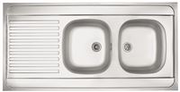 Autre photo du produit Evier inox  poser 2 bacs 1 gouttoir