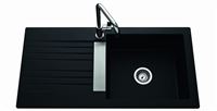 Autre photo du produit vier en Naturalite  encastrer, 1 grand bac, 1 gouttoir - TREVISE