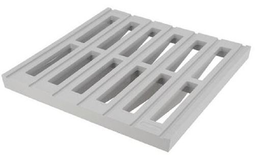 Protection Puits Inspection Couvercle En PVC Avec Cadre, 25 X 25