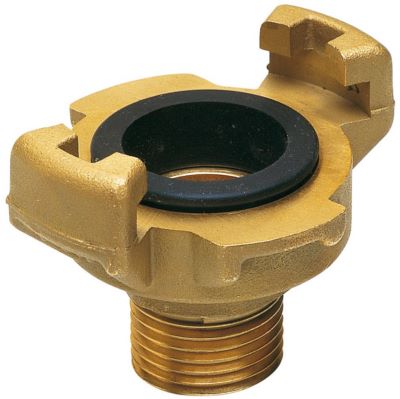 Raccord Express Fileté 3/4" Avec Joint - Laiton, PN 10 Bar, Pour Eau Et Air Comprimé - Norme Française