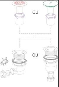 Autre photo du produit Bonde verticale pour receveur (diamtre 90 mm)