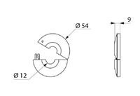Autre photo du produit Lot de 2 rosaces ouvrantes