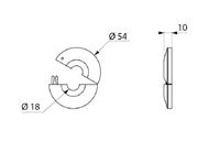 Autre photo du produit Lot de 2 rosaces ouvrantes
