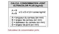 Autre photo du produit Mortier pour joints - Ultracolor Plus - Pack Alu 5 kg