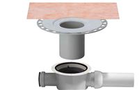 Autre photo du produit Kit d''vacuation pour douche  l''italienne, sortie horizontale KERDI