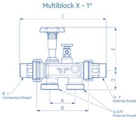 Autre photo du produit VANNE BY PASS MULTIBLOC M1