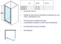 Autre photo du produit Porte pivotante cadre DOMAO 
