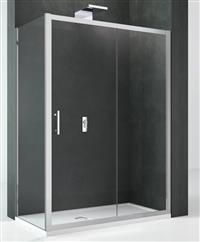 Autre photo du produit Porte coulissante cadre  2 panneaux DOMAO