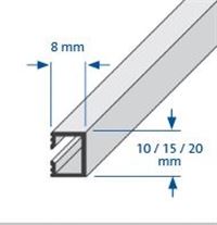 Autre photo du produit Duralis aluminium argent anodis - DLAE 100 et DLAE 1000