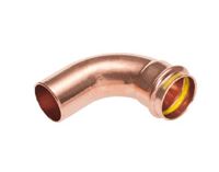 Autre photo du produit Raccord cuivre � sertir gaz B-PRESS GAS coude 90� MF