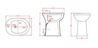 Autre photo du produit Bidet surlev cramique ALTO 3 - Blanc