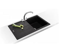 Autre photo du produit Evier  encastrer, un bac en Fragranit avec gouttoir rversible - BASIS BFG6 XL