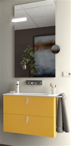 Autre photo du produit Meuble sous lavabo suspendu 2 tiroirs UNIIQ (800x540x450 mm)