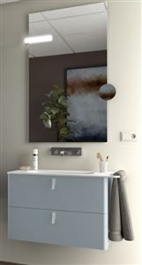 Autre photo du produit Meuble sous lavabo suspendu 2 tiroirs UNIIQ (800x540x450 mm)