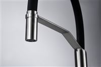 Autre photo du produit Mitigeur cuisine chrom avec flexible noir mat DEVA