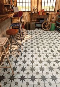 Autre photo du produit Carrelage effet carreaux ciment sol / mur intrieur 45x45 cm FS STAR