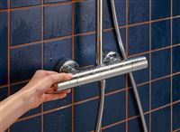 Autre photo du produit Colonne de douche ACTIVERA S 240 1 jet EcoSmart avec mitigeur thermostatique Ecostat Fine