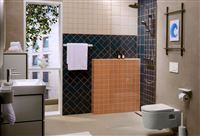 Autre photo du produit Colonne de douche ACTIVERA S 240 1 jet EcoSmart avec mitigeur thermostatique Ecostat Fine