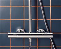 Autre photo du produit Colonne de douche ACTIVERA S 240 1 jet EcoSmart avec mitigeur thermostatique Ecostat Fine