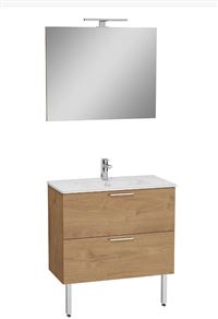 Autre photo du produit Ensemble meuble 80 cm avec plan c�ramique , 2 tiroirs